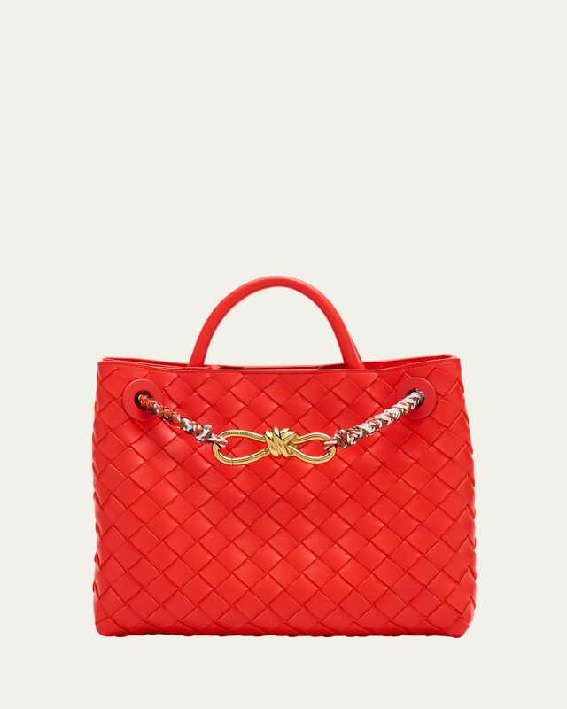 Andiamo Small Leather Top-Handle Bag